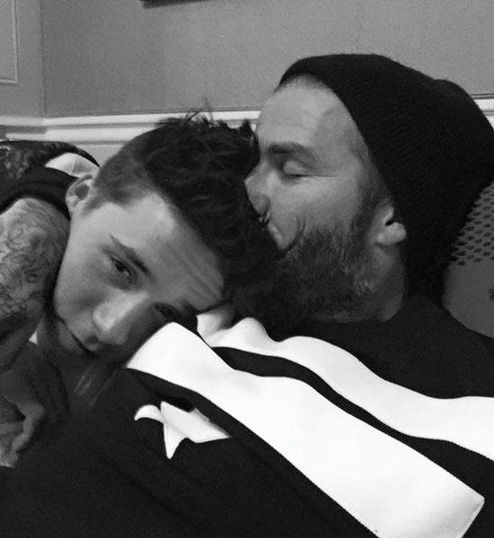 David Beckham Embarrasses His Son Brooklyn With a Super Sweet Happy 16th Birthday Message