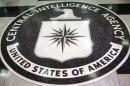 The logo of the U.S. Central Intelligence Agency is   shown in the lobby of the CIA headquarters in La..