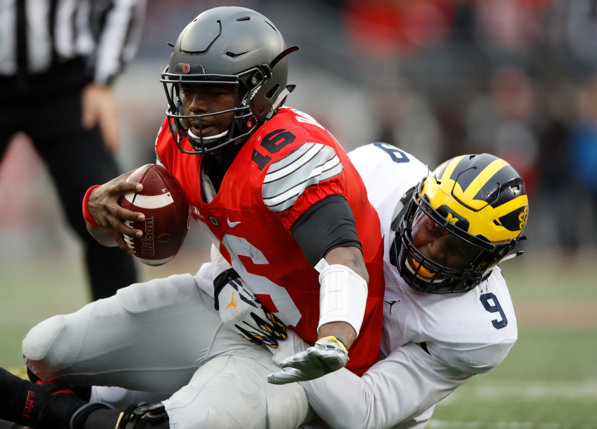 Image result for No. 2 Ohio State beats No. 3 Michigan 30-27 in double overtime