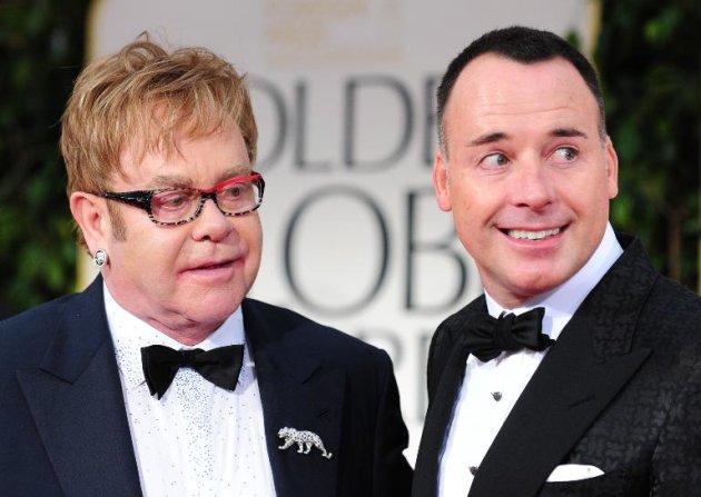 Elton John (e) e David Furnish
