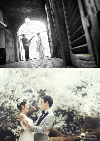 張凡俊-宋智秀 結婚，婚紗畫報公開..和櫻花一起「笑開顏」