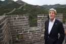 U.S. Secretary of State Kerry tours the Great Wall of China in Beijing