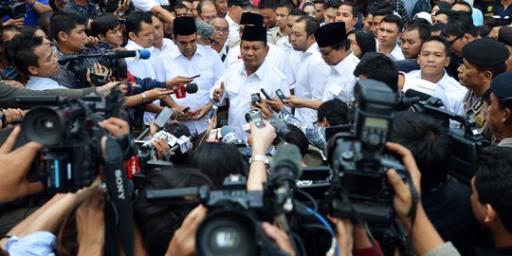 Prabowo marah-marah pada media yang tidak mendukungnya