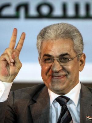 Egyptian leftist presidential candidate Hamdeen Sabbahi&nbsp;&hellip;