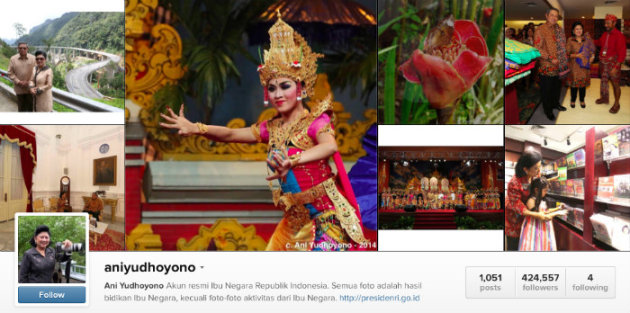 ani yudhoyono instagram