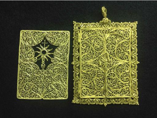 Gold Pyx from late 1600's seen in an undated handout photo
