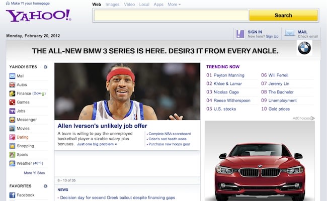Bmw homepage takeover #6