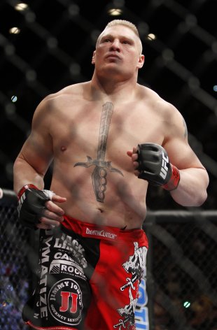 Brock Lesnar will fight Mark Hunt at UFC 200. (AP Photo)