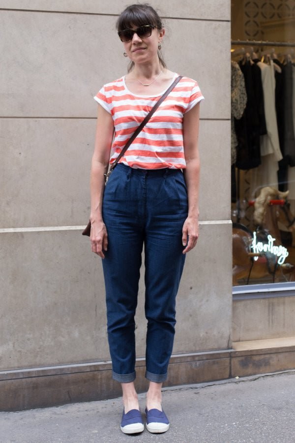 一條簡單的丹寧褲 巴黎女人這樣穿出自我品味