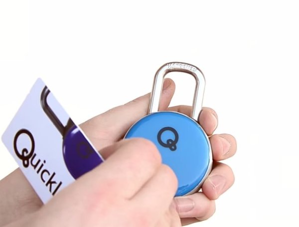 ▲Quicklock鎖頭不採傳統的鑰匙解鎖機制，使用NFC感應技術作為解鎖機制。