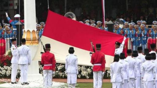 17 Dentuman Meriam Awali Upacara HUT ke-69 RI di Istana Merdeka