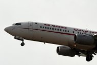 An Air Algerie plane prepares to land at the Houari-Boumediene International Airport in Algiers on July 24, 2014