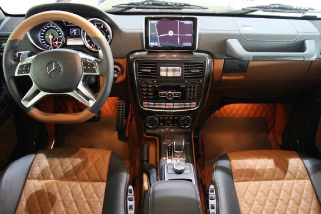 mercedes-benz 6x6 amg g63 interior photo