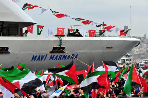 Le bateau turc Mavi Marmara avait Ã©tÃ© attaquÃ© par l'armÃ©e israÃ©lienne en tentant de forcer le blocus maritime de Gaza, en 2010