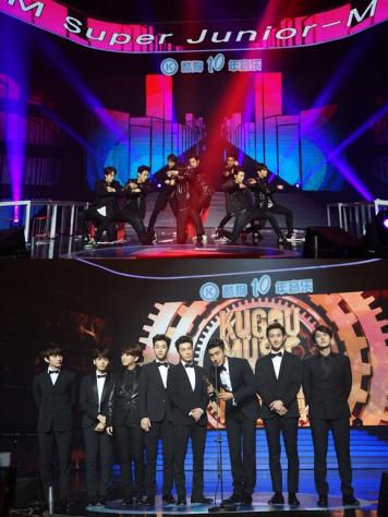 Super Junior-M，在中國音樂頒獎禮上獲得「亞洲最棒組合獎」