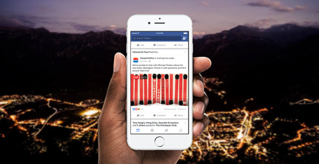 Facebook 推出全新Live Audio 聲音直播。