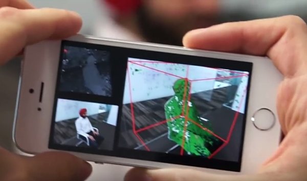 ▲Microsoft Research正研究名為MobileFusion的新系統，能讓智慧型手機鏡頭，變3D影像掃描儀。