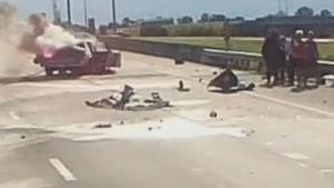 Watch Fearless Trucker Save the Day After Fiery Highway&nbsp;&hellip;