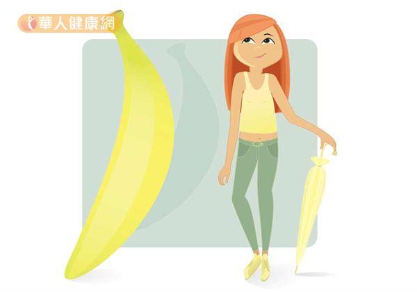 「香蕉型身材」雖然身型不胖、體脂率也不高，但就是苦於沒有腰身，少了分婀挪多姿的感覺。