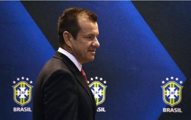 Carlos Verri, más conocido como 'Dunga', es presentado como nuevo seleccionador de fútbol de Brasil el 22 de julio de 2014 en Río de Janeiro