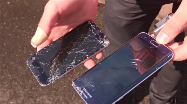我摔！比看看Galaxy S6和iPhone 6誰比較堅固
