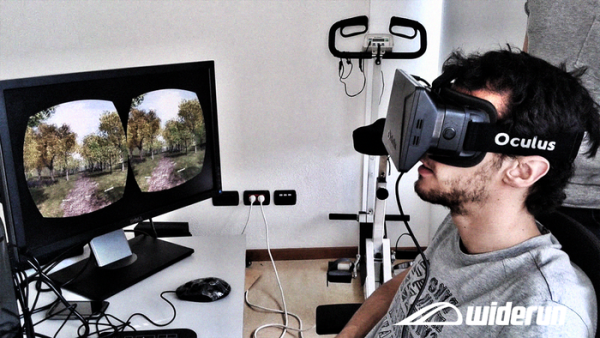 在家踩飛輪很無趣？VR實境帶你一路狂飆