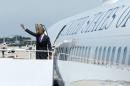 U.S. President Obama boards Air Force One at Joint   Base Andrews, Maryland
