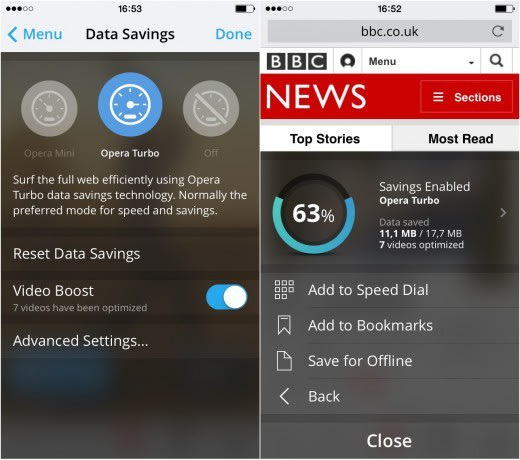 新款iOS版Opera Mini 9正式發布：讓移動瀏覽器的視頻緩衝再快一點