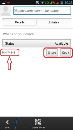 share or copy pin 4 Tips Memakai BBM Android bagi Pemula tips smartphone news mobile gadget blackberry aplikasi android 