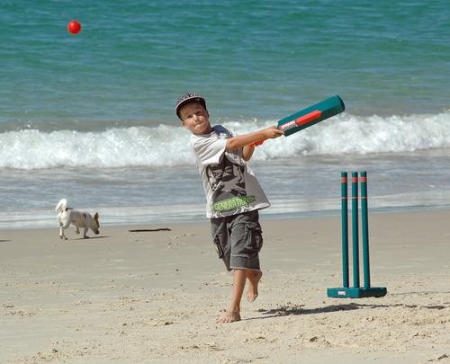 beach cricket australia