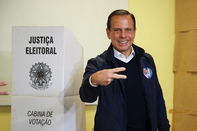 *ARQUIVO* SÃO PAULO, SP, 03.04.2018: O candidato do PSDB ao governo de São Paulo, João Doria, vota em escola no Jardim Paulistano, na zona oeste. (Foto: Zanone Fraissat/Folhapress)