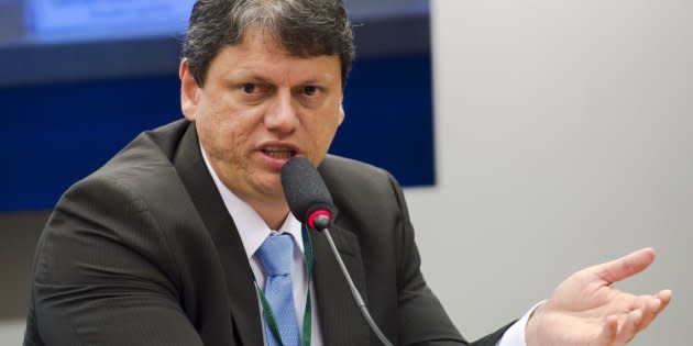 O ex-diretor do Departamento Nacional de Infraestrutura de Transportes (DNIT) Tarcísio Gomes Freitas, que será ministro de Infraestrutura de Bolsonaro.