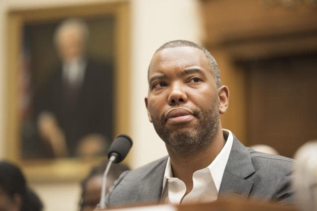 Washington DC , June 19, 2019, USA: Ta-Nehisi Coates testifies at the House Judiciary Subcommittee on the Constitution, Civil Rights, and Civil Liberties will hold a hearing on H.R. 40, the Commission to Study and Develop Reparation Proposals for African-Americans Act. The purpose of the hearing is to examine, through open and constructive discourse, the legacy of the trans-Atlantic slave trade, its continuing impact on the community and the path to restorative justice. Witness include Senator Cory Brooker, D-NJ; Actor Danny Glover; NFL Super Bowl Champ and author, Burgess Owensand others. Patsy Lynch/Media Punch /IPX