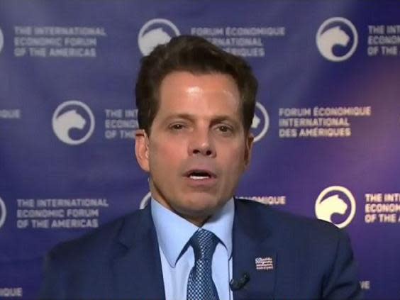 Former White House communications director Anthony Scaramucci speaking about Donald Trump to CTV News, 6 September 2019. (CTV News)
