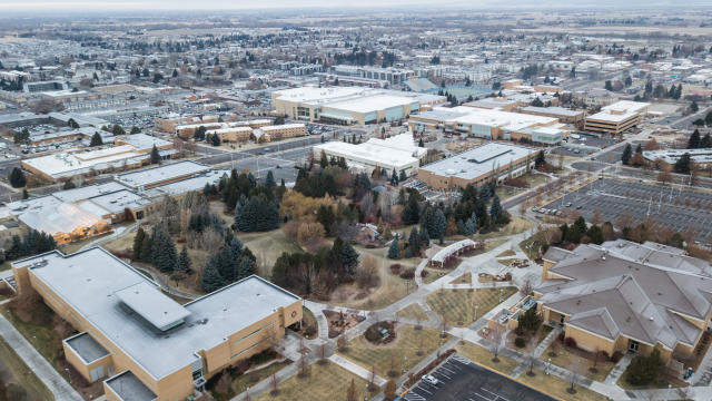 The Brigham Young University-Idaho campus in Rexburg, Idaho, Nov. 23, 2019. (Ryan Dorgan/The New York Times)