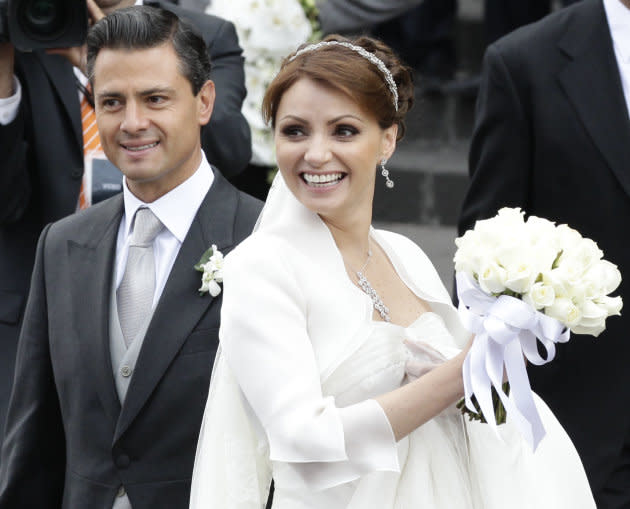 Angélica Rivera y Enrique Peña Nieto se casaron en Toluca en 2010