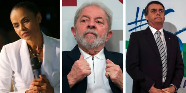 Marina empata tecnicamente com Bolsonaro se candidatura de Lula é barrada.