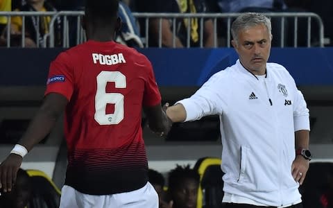 Mourinho continues to enjoy the backing of the United board despite the ongoing Pogba saga - Credit: AFP