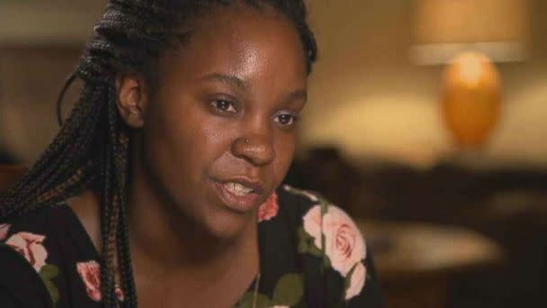 Britany Jacobs, the girlfriend of Markeis McGlockton, wants 'justice' for the shooting of her boyfriend. (ABC News)